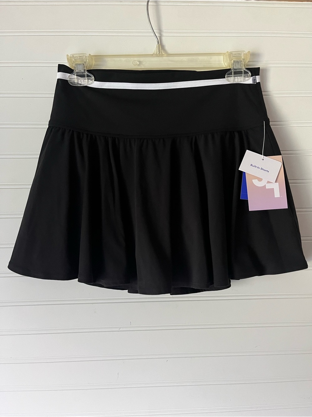 JoyLab Black Tennis Skirt